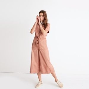 Madewell Wide Leg Utility Jumpsuit / Dried Coral